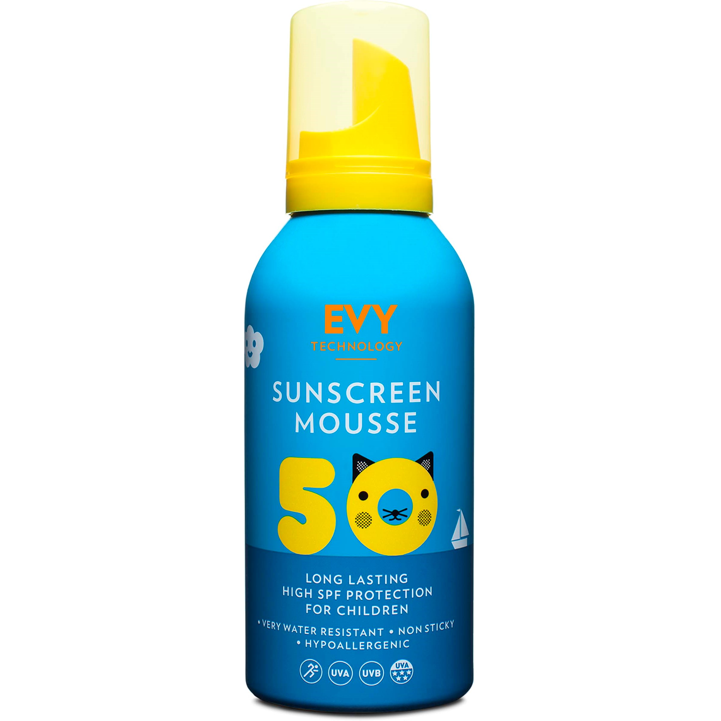 Läs mer om EVY Suncreen Mousse Spf 50 For children 150 ml