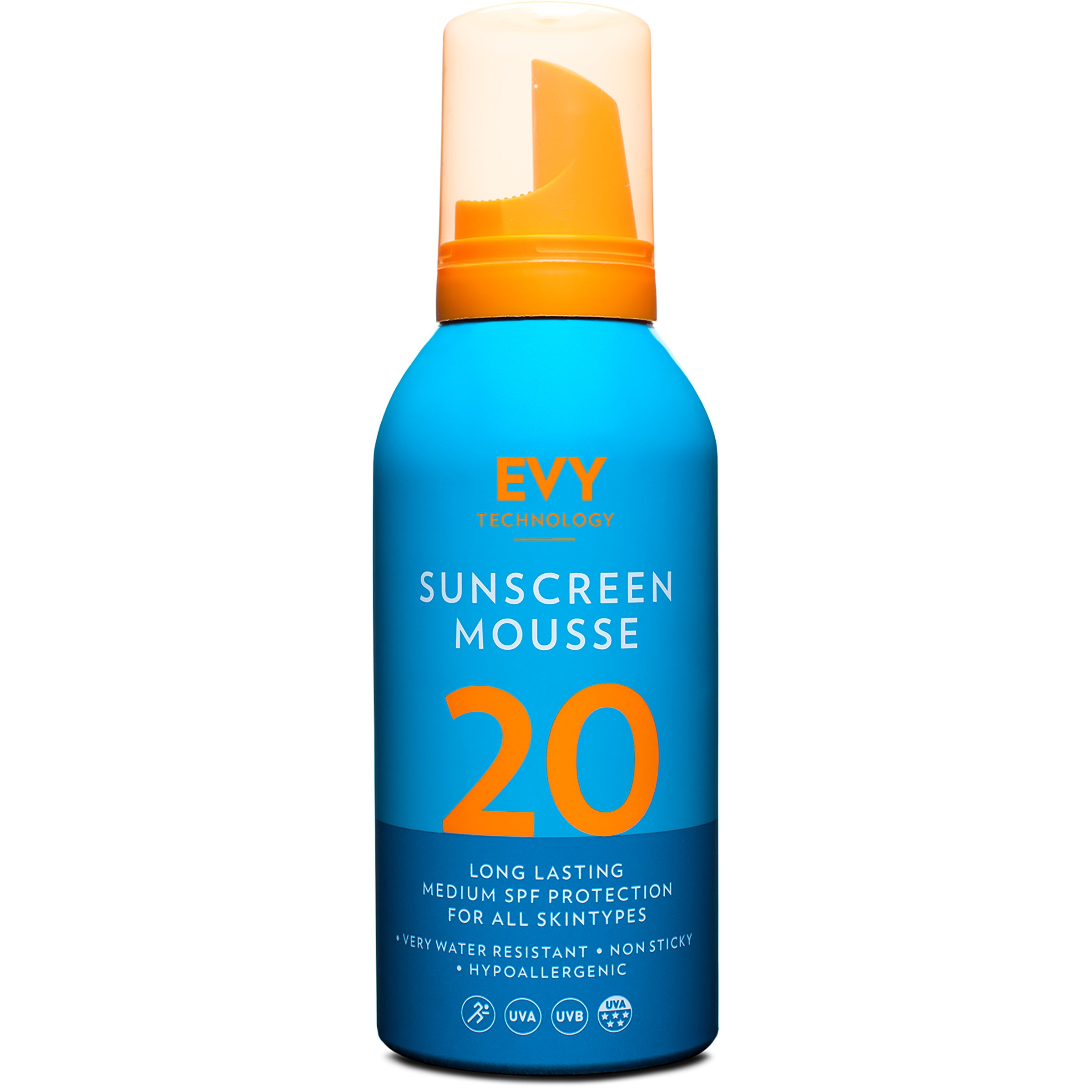 Läs mer om EVY Sunscreen mousse spf 20 150 ml