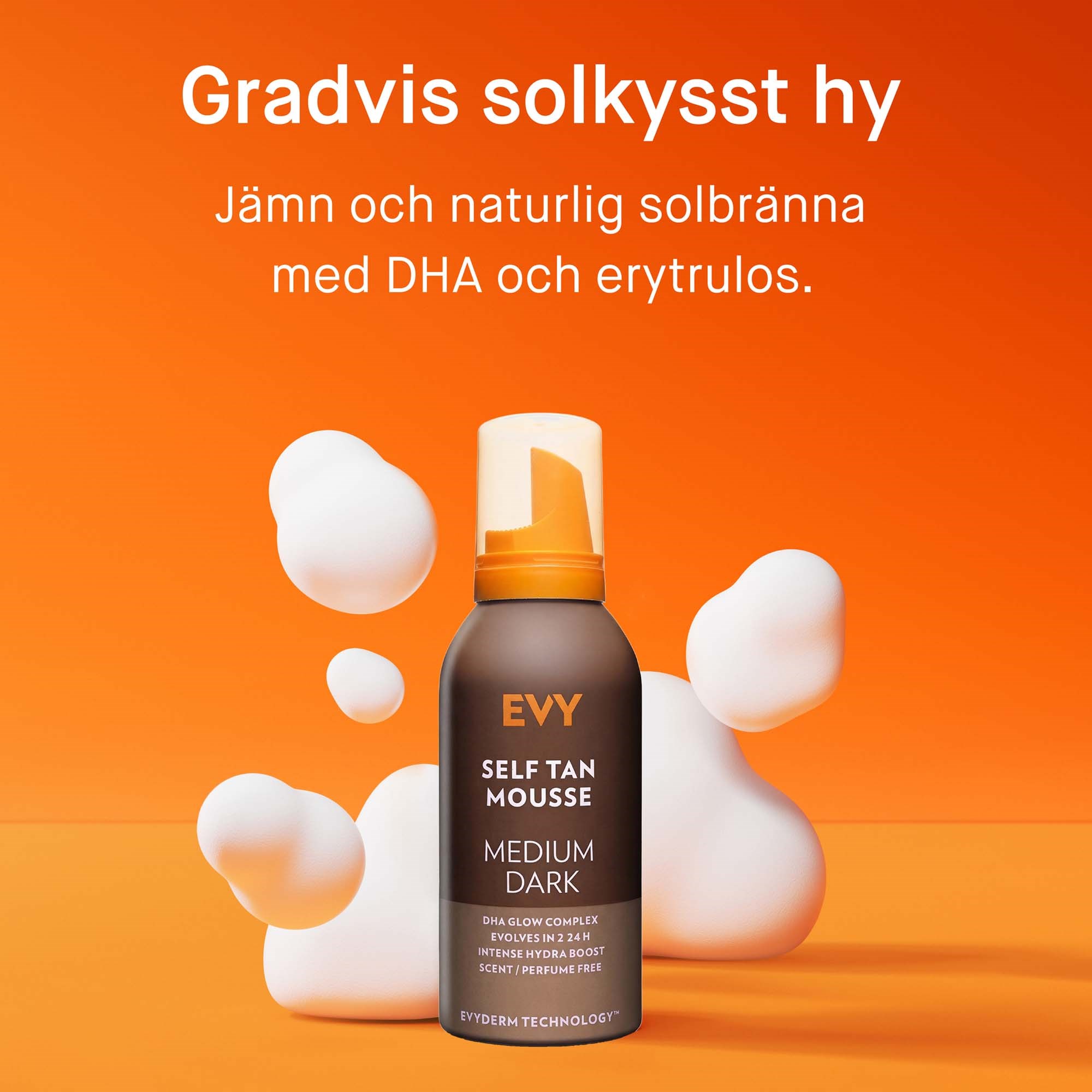 Alternativ bild 1 för EVY Self Tan Mousse Medium Dark 150 ml