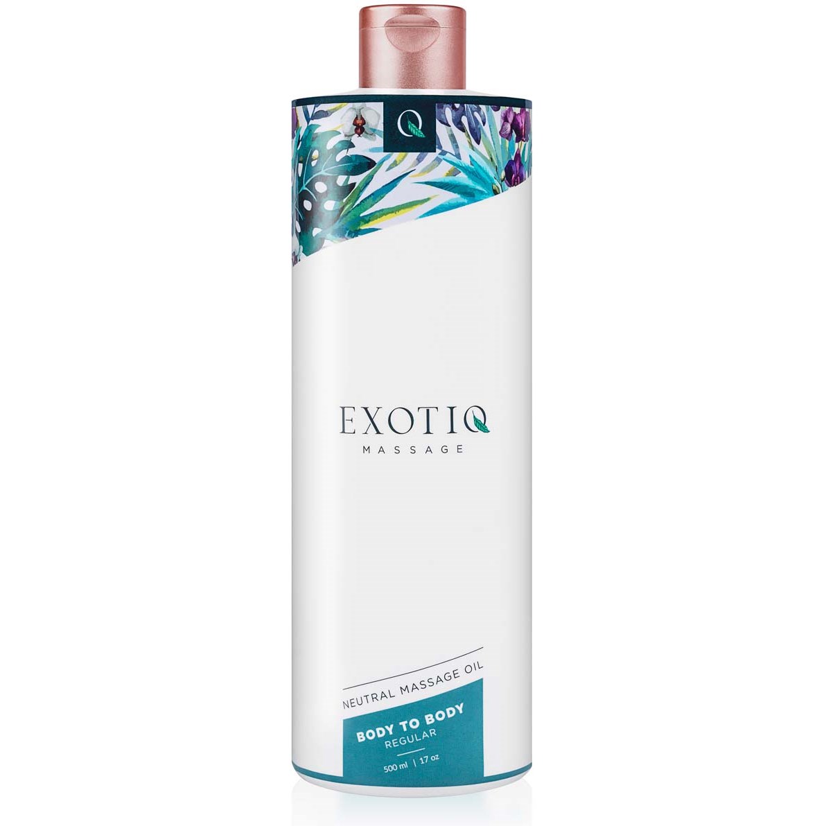 Exotiq Body To Body Neutral Massage Oil 500 ml billede