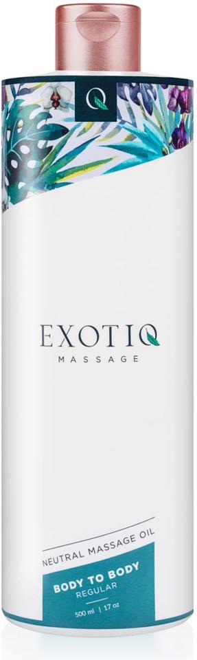 Exotiq Body To Body Neutral Massage Oil 500ml
