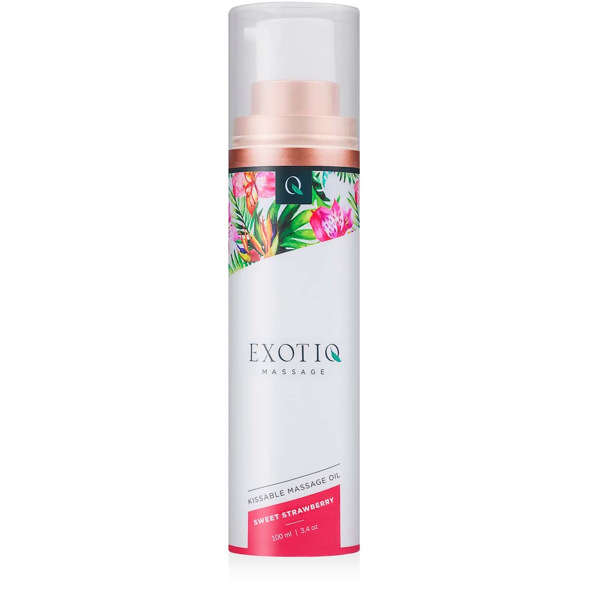Produktfoto för Exotiq Kissable Massage Oil Sweet Strawberry 100 ml