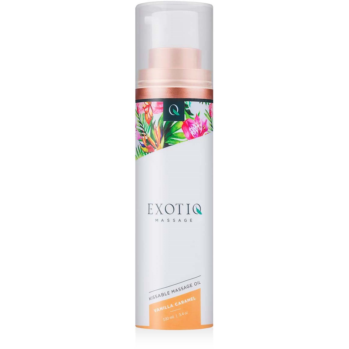 Produktfoto för Exotiq Kissable Massage Oil Vanilla Caramel 100 ml