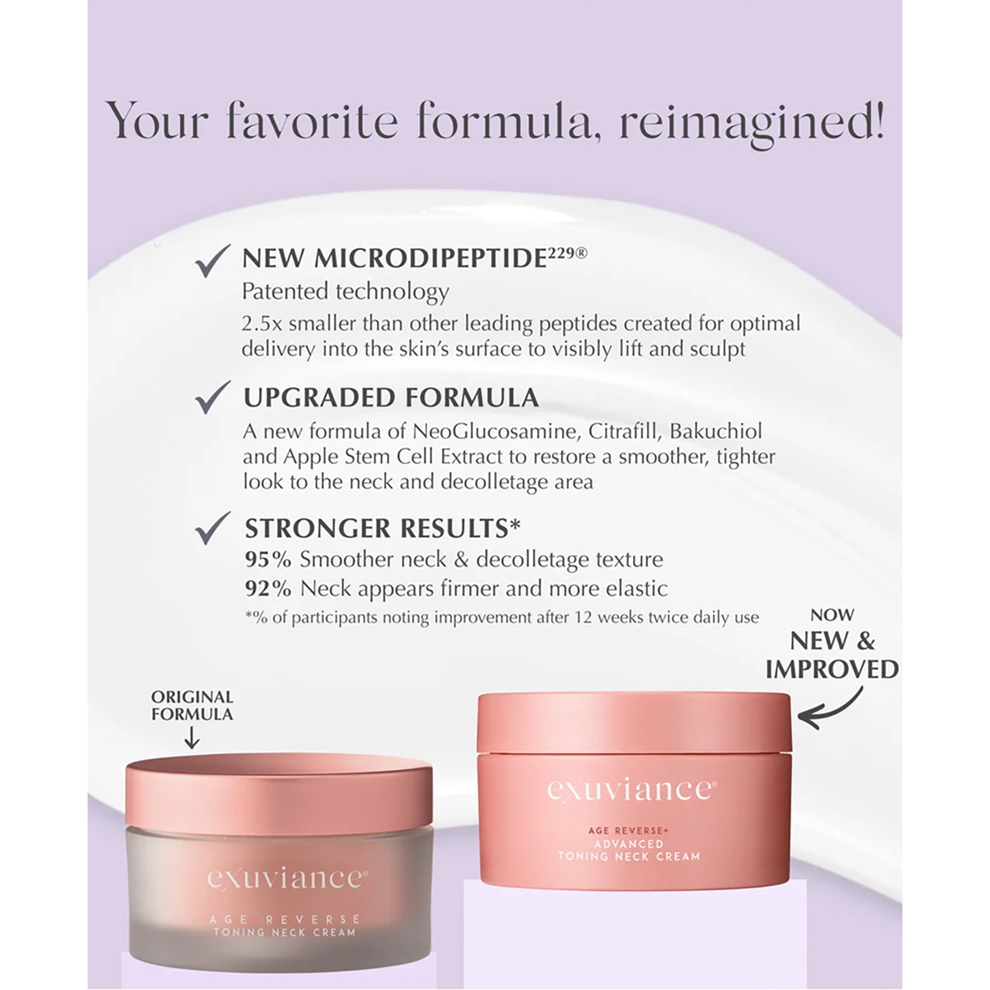 Exuviance Age Reverse Toning Neck Cream 125 g (obrázok 9)