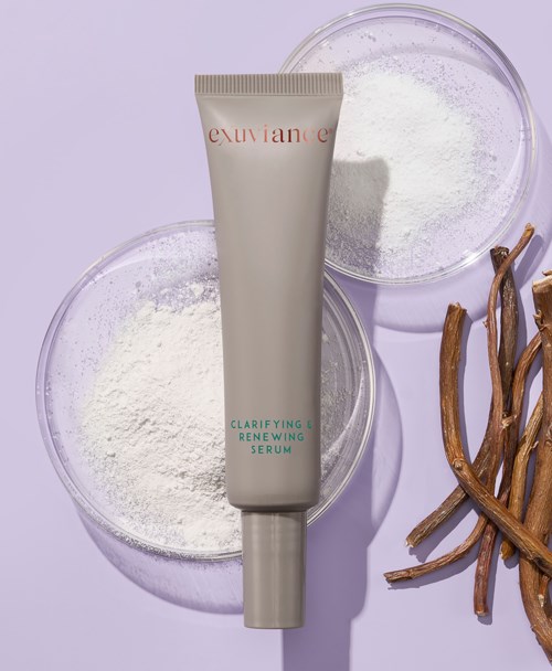 Сыворотка для лица Exuviance Clarifying and Renewing Serum, выравнивающая, с ниацинамидом, 30 мл — фото 3