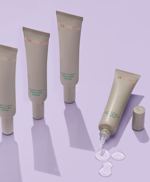 Сыворотка для лица Exuviance Clarifying and Renewing Serum, выравнивающая, с ниацинамидом, 30 мл — фото 4