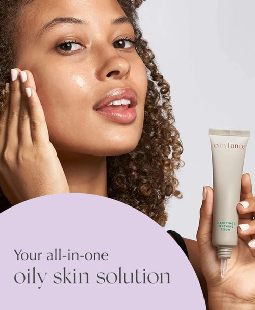 Сыворотка для лица Exuviance Clarifying and Renewing Serum, выравнивающая, с ниацинамидом, 30 мл — фото 7
