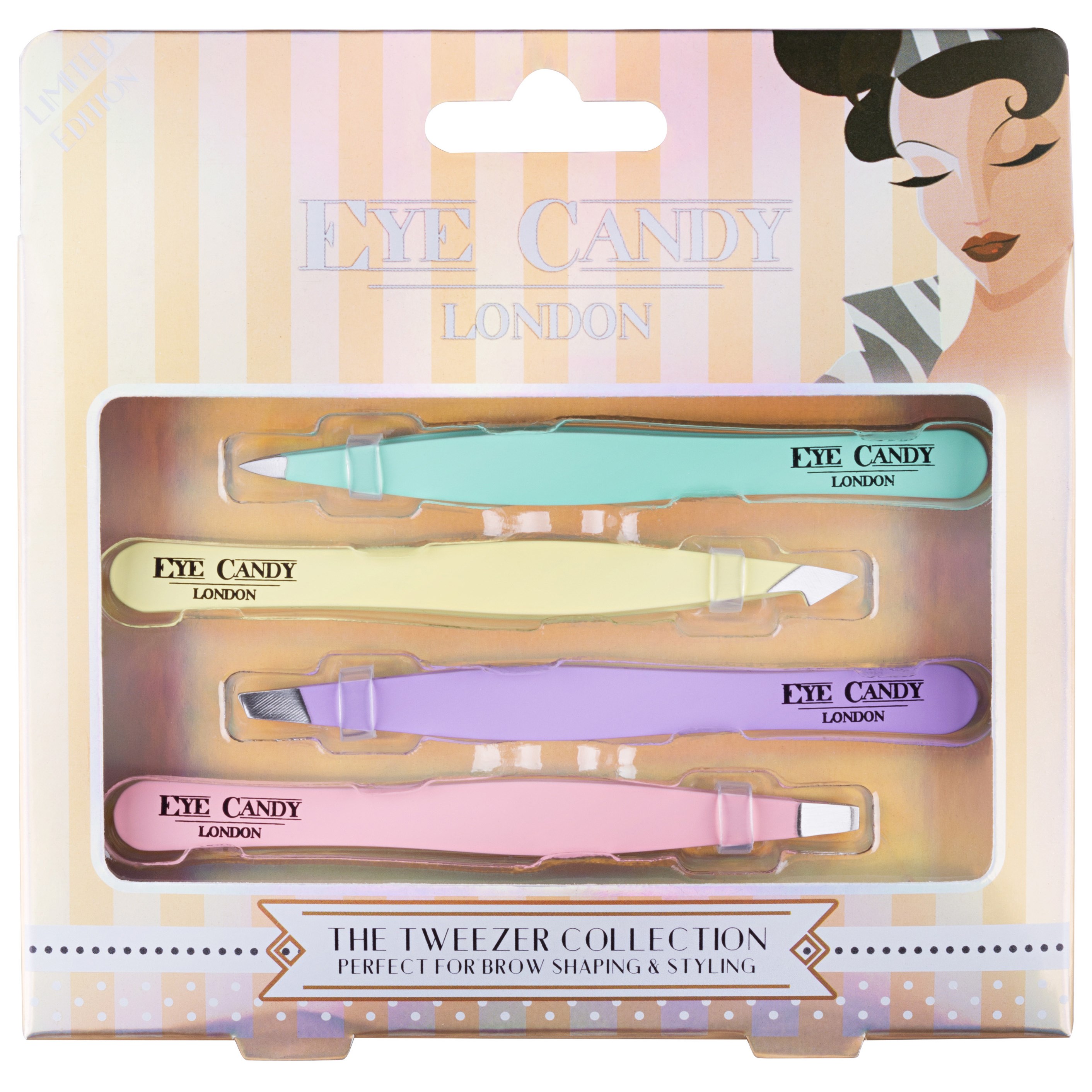 Eye CANDY The Tweezer Collection Gold Combo Tweezer Set