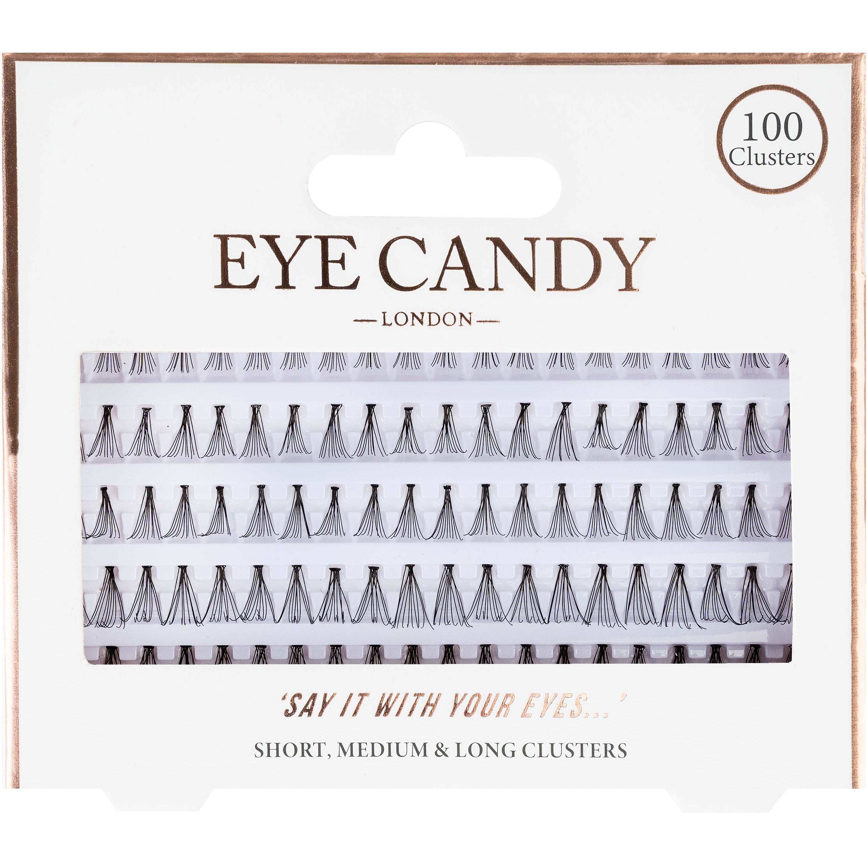 Läs mer om Eye CANDY Individual Lashes - 100 Clusters