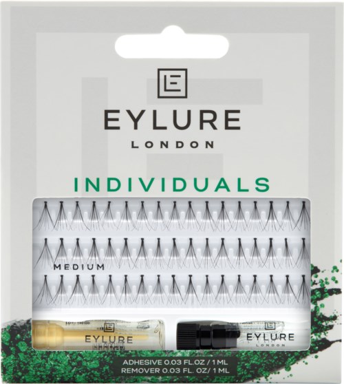 Eylure London lösfransar i mediumstil med limrör och applikatorborste ingår.