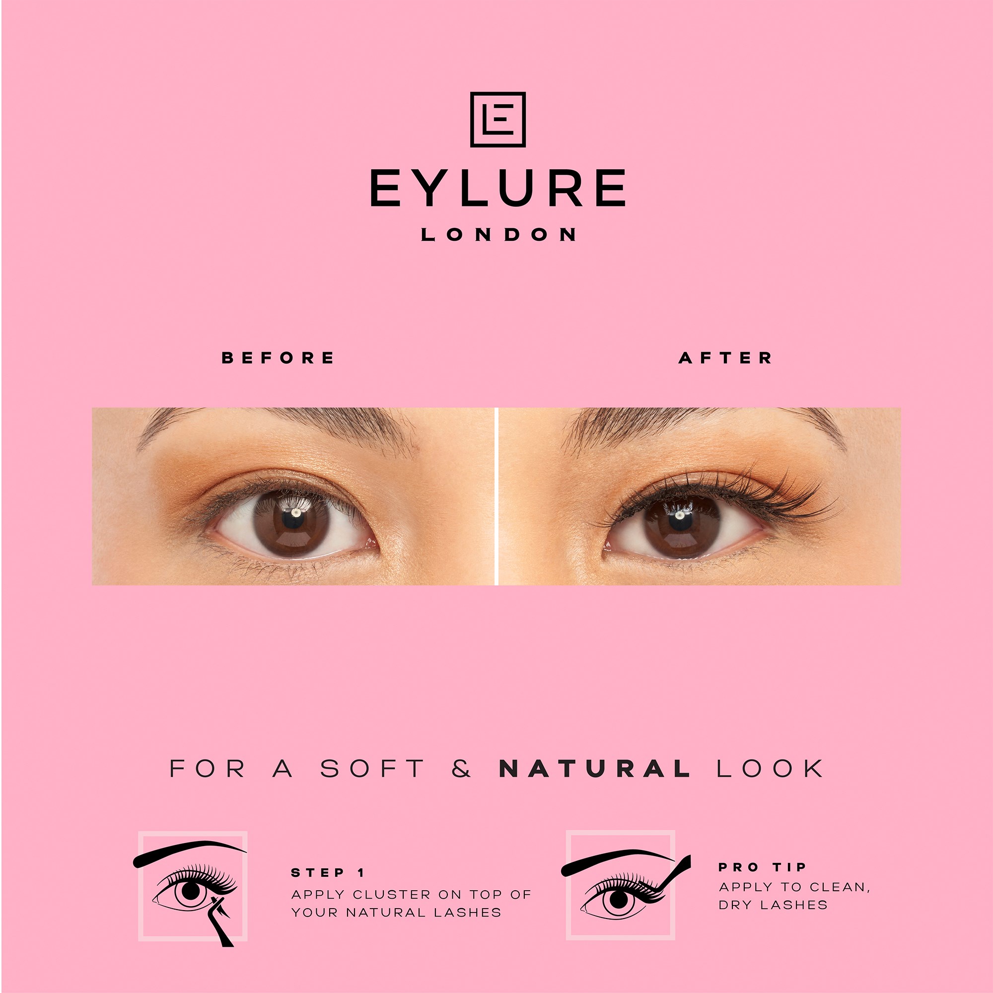 Eylure Pre-glued Natural Clusters (obrázok 4)