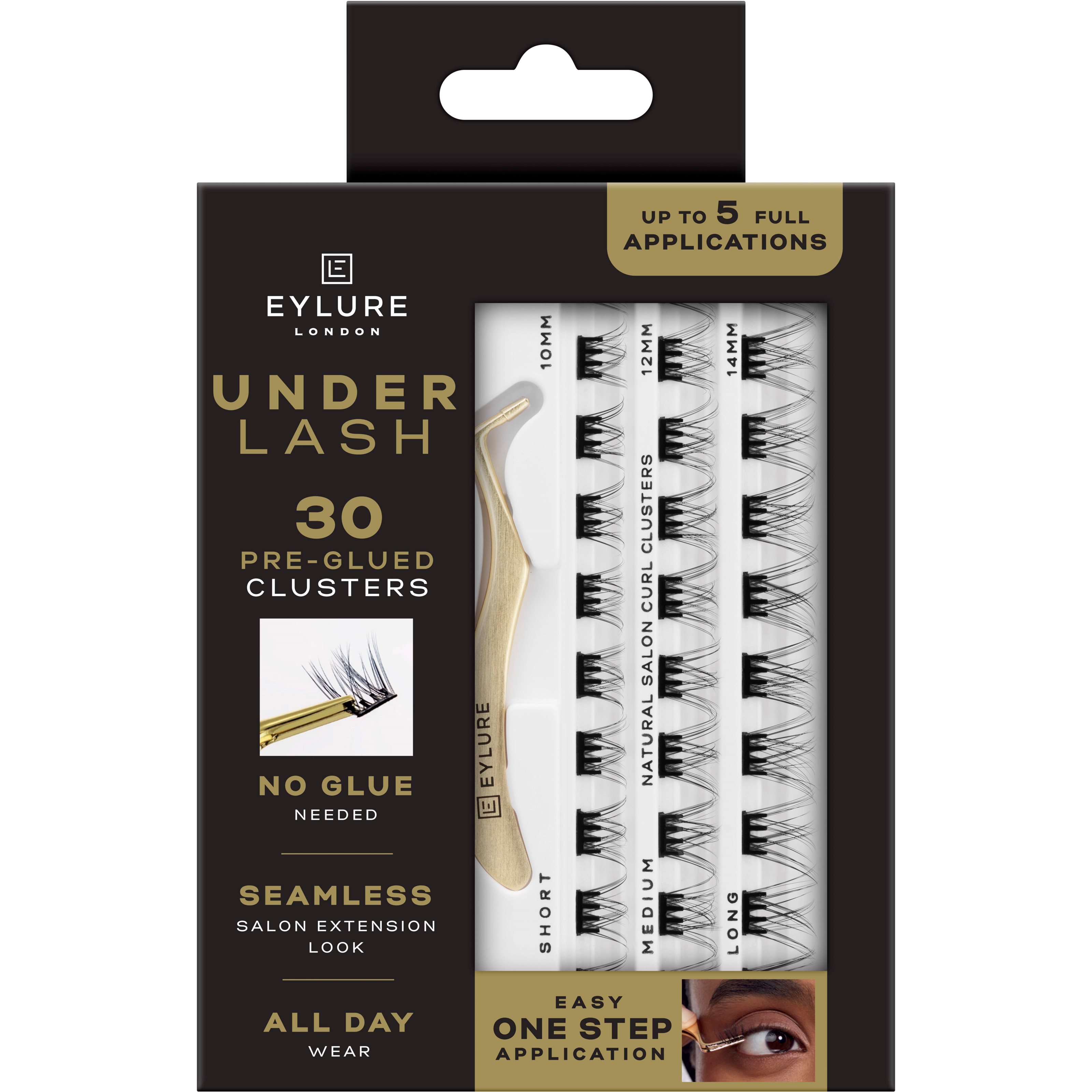 Eylure Underlash Pre-Glued Natural Clusters billede