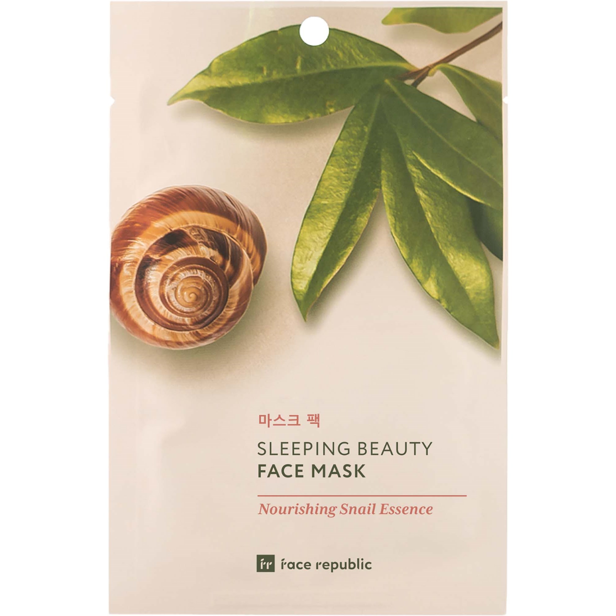 Face Republic Nourishing Snail Essence Sheet Mask