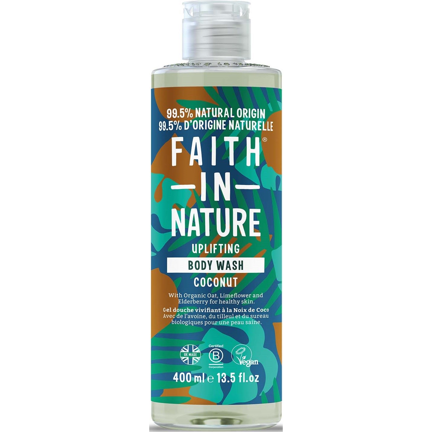 Faith In Nature Body Wash Coconut 400 ml billede