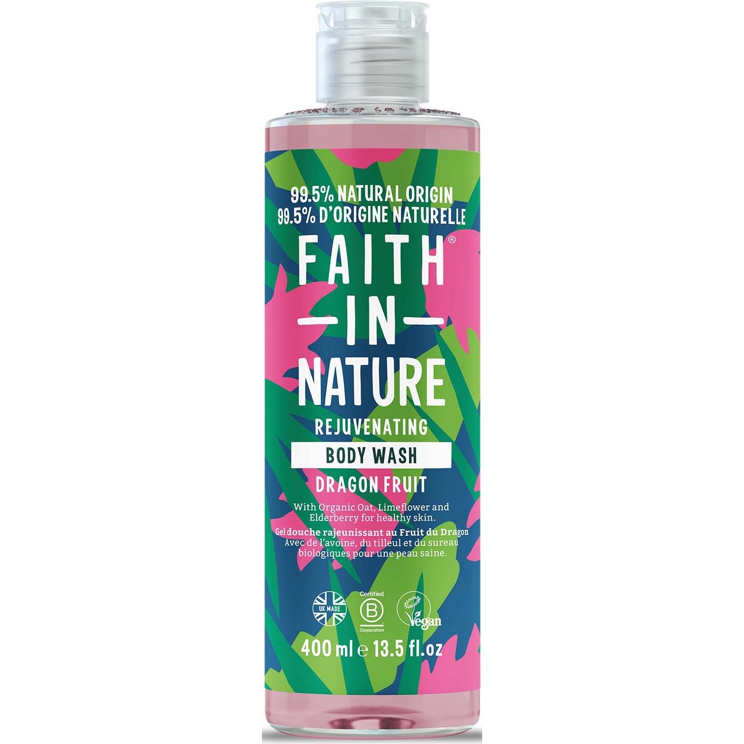 Faith In Nature Body Wash Dragon Fruit 400 ml billede
