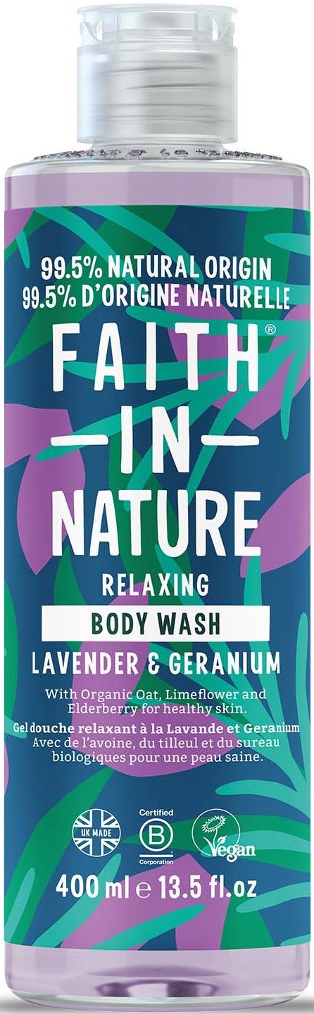 Faith in Nature Body Wash Lavender & Geranium 400 ml