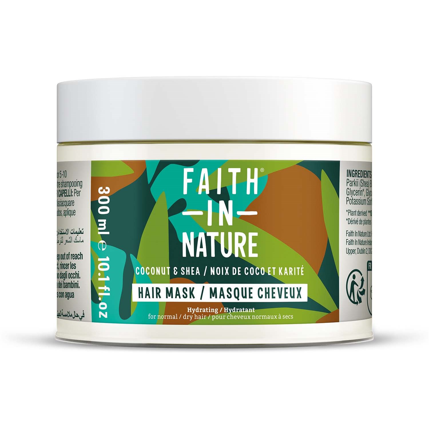 Läs mer om Faith in Nature Coconut & Shea Butter Hydrating Hair Mask 300 ml