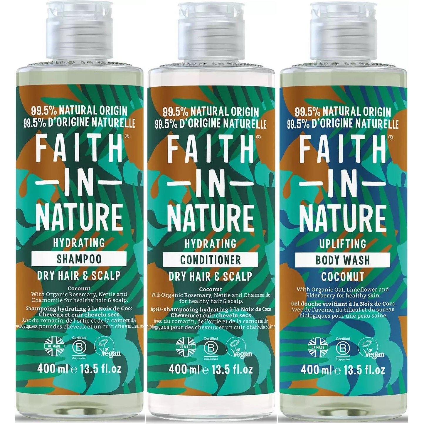 Faith In Nature Bundle Coconut Shampoo 400 ml & Conditioner 400 m