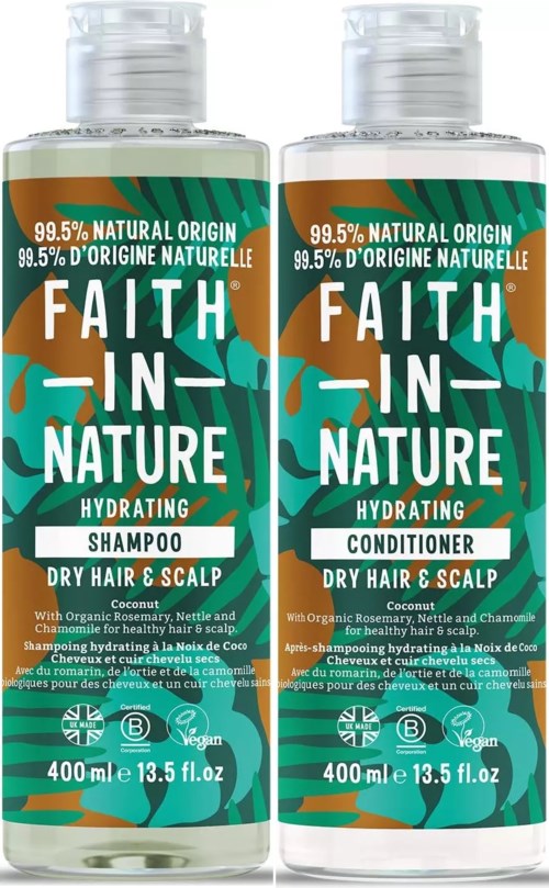 Faith in Nature Bundle Coconut Shampoo 400 ml & Conditioner 400 ml