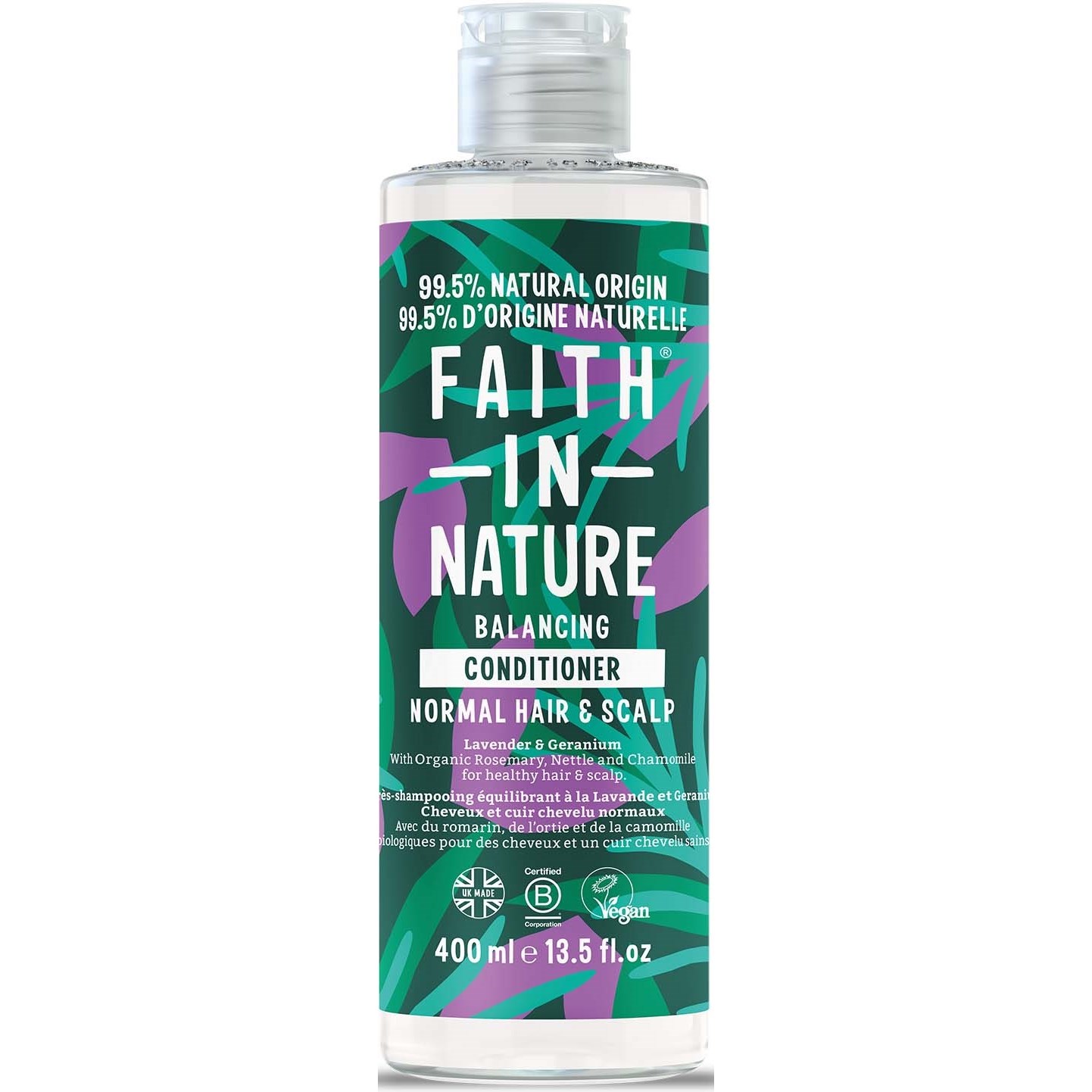 Faith In Nature Conditioner Lavender & Geranium 400 ml billede