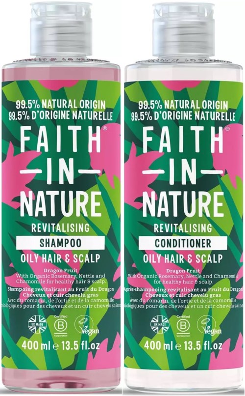 Faith in Nature Bundle Dragon Fruit Shampoo 400 ml & Conditioner 400 ml