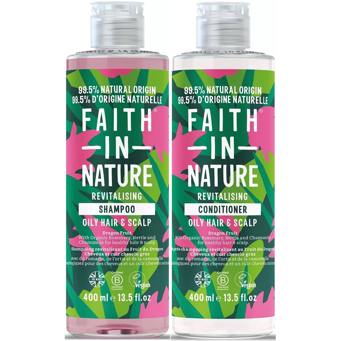 Faith In Nature Bundle Dragon Fruit Shampoo 400 ml & Conditioner
