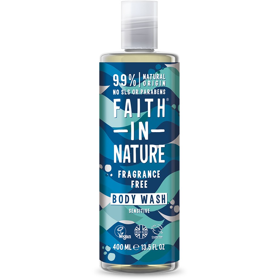 Faith in Nature Fragrance Free   Bodywash 400 ml