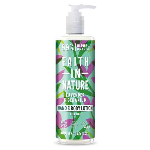 Faith in Nature Hand & Body Lotion Lavender & Geranium    400 ml