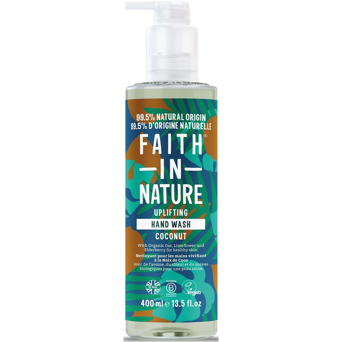 Faith In Nature Hand Wash Coconut 400 ml billede