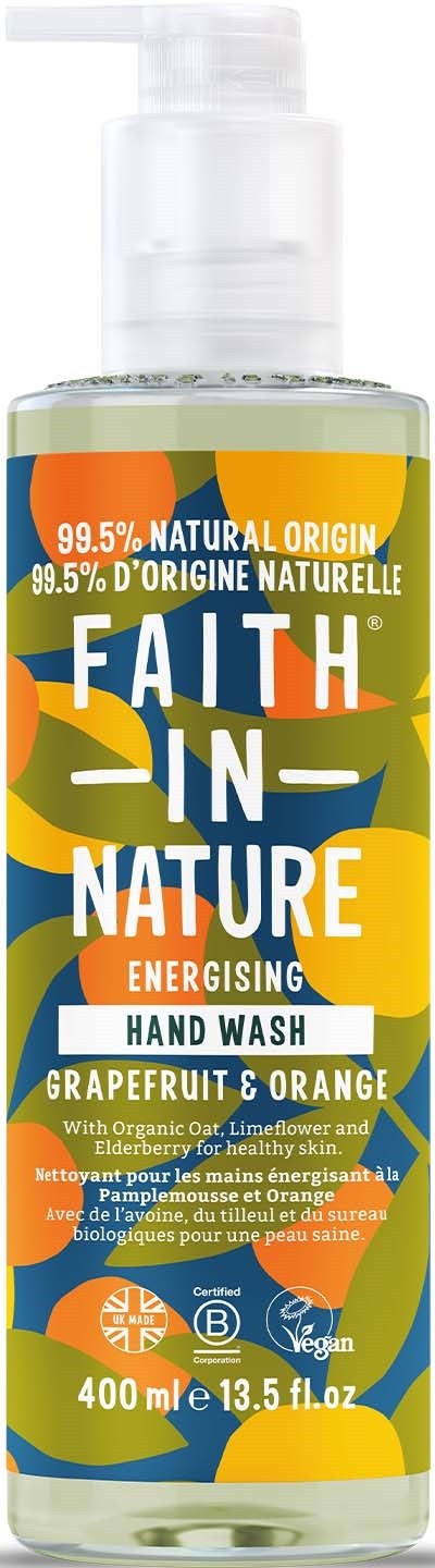 Faith in Nature Hand Wash Grapefruit & Orange 400 ml