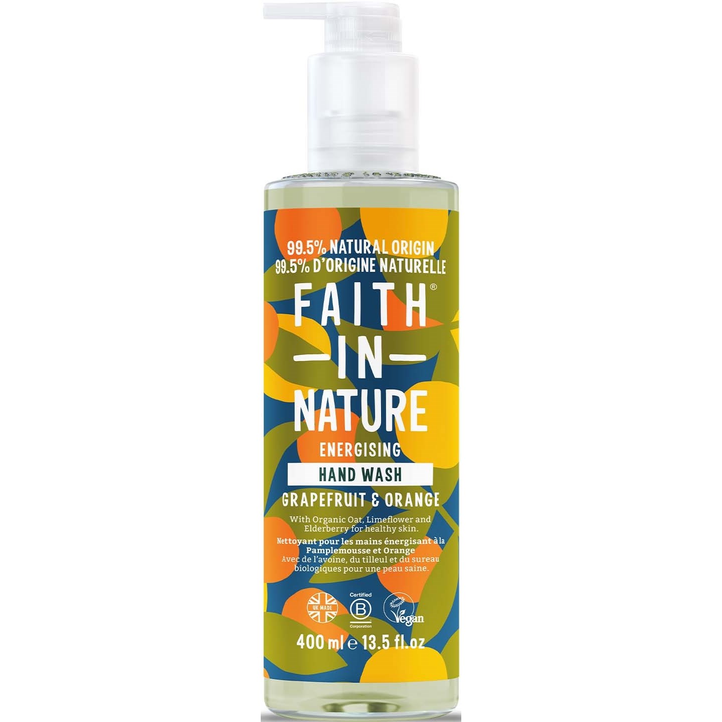Faith In Nature Hand Wash Grapefruit & Orange 400 ml