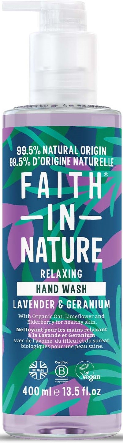 Faith in Nature Hand Wash Lavender & Geranium 400 ml