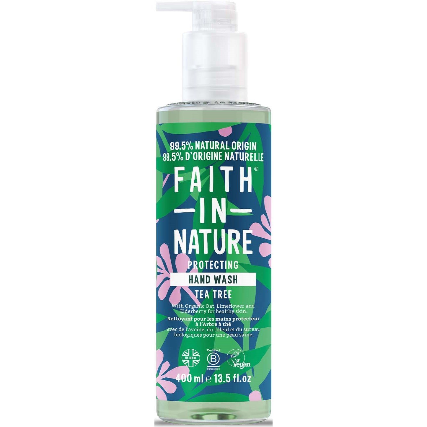 Faith In Nature Hand Wash Tea Tree 400 ml