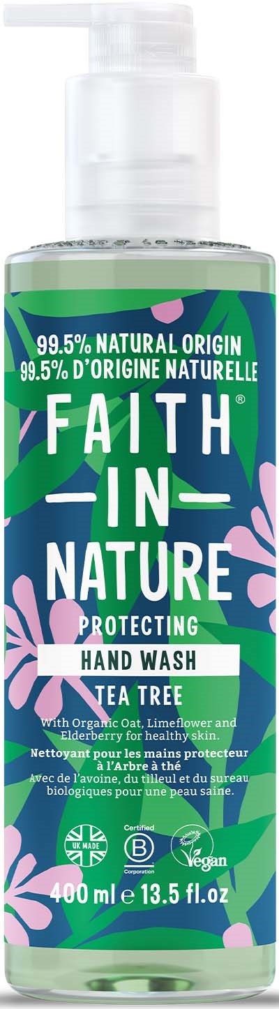 Faith in Nature Hand Wash Tea Tree 400 ml