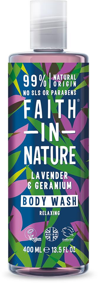Faith in Nature Lavender & Geranium   Bodywash 400 ml