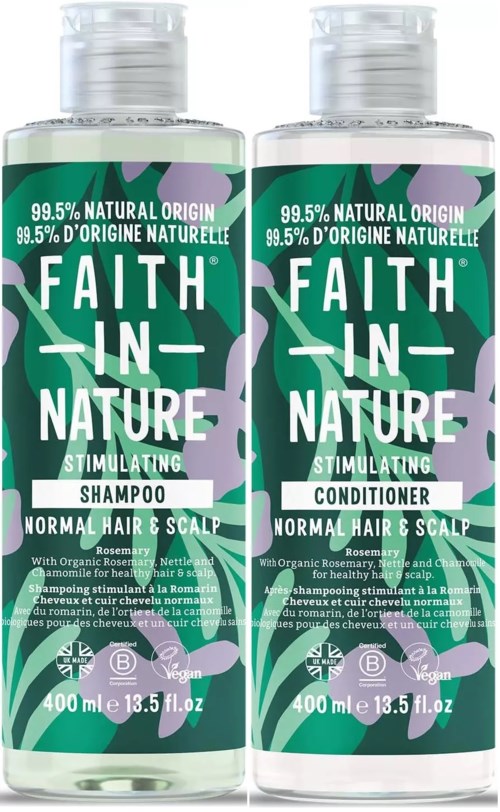 Faith in Nature Bundle Rosemary Shampoo 400 ml & Conditioner 400 ml