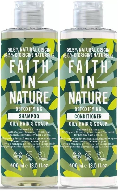 Faith in Nature Bundle Seaweed & Citrus Shampoo 400 ml & Conditioner 400 ml