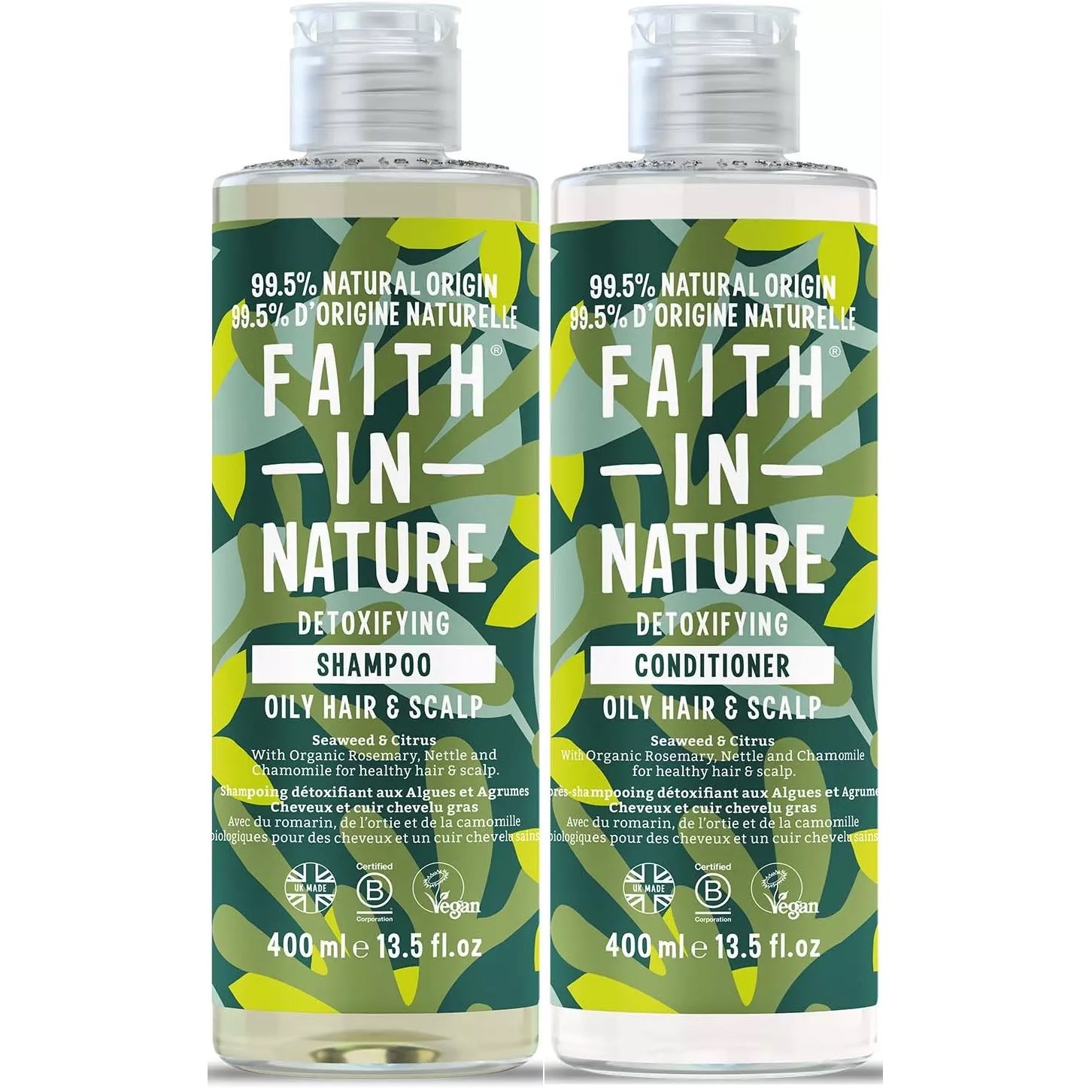 Faith In Nature Bundle Seaweed & Citrus Shampoo 400 ml & Conditio