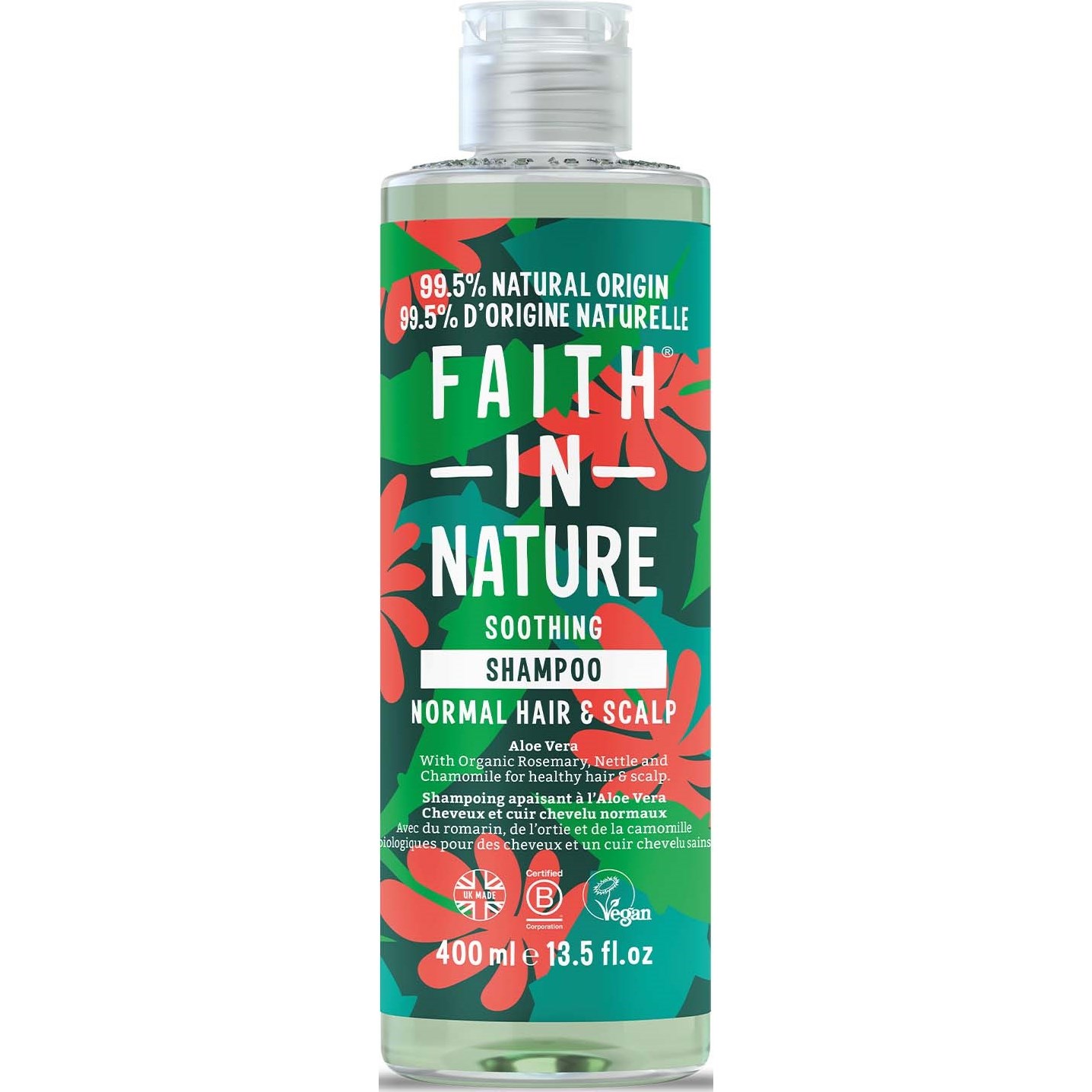 Faith In Nature Shampoo Aloe Vera 400 ml billede