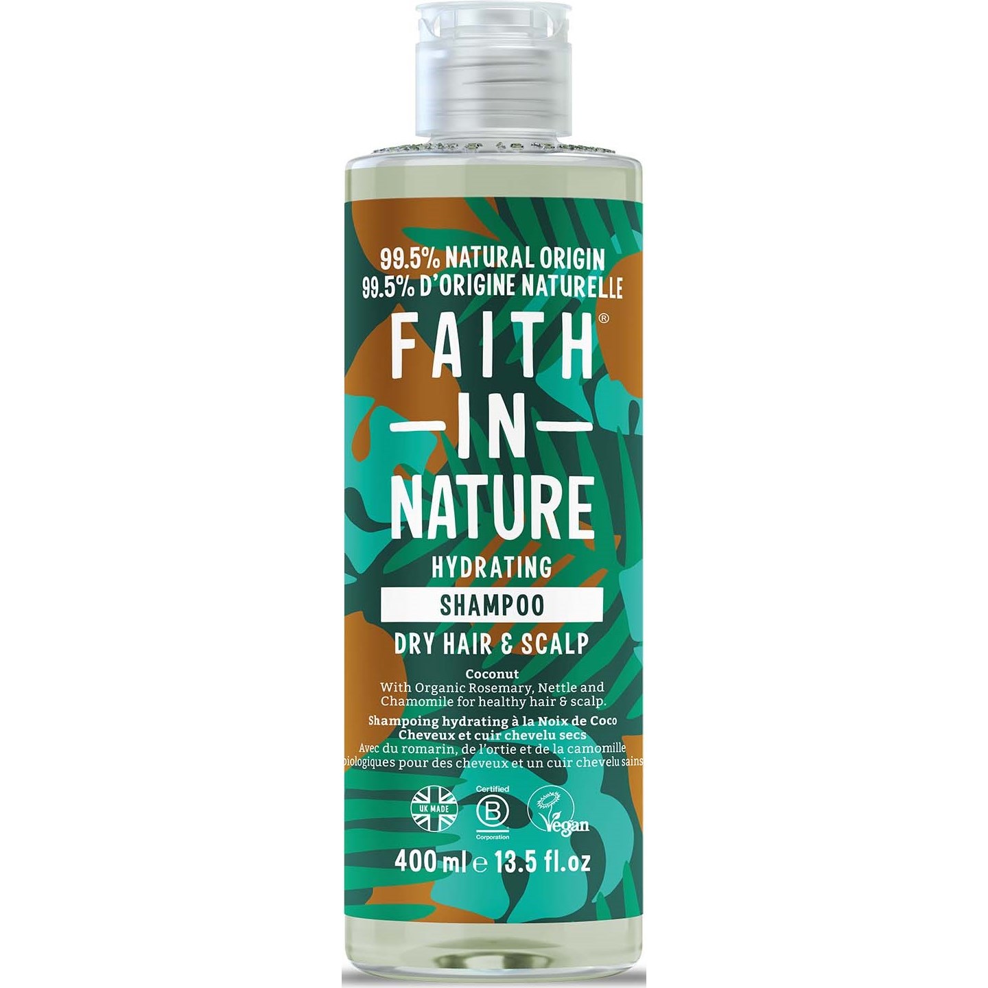 Faith In Nature Shampoo Coconut 400 ml billede