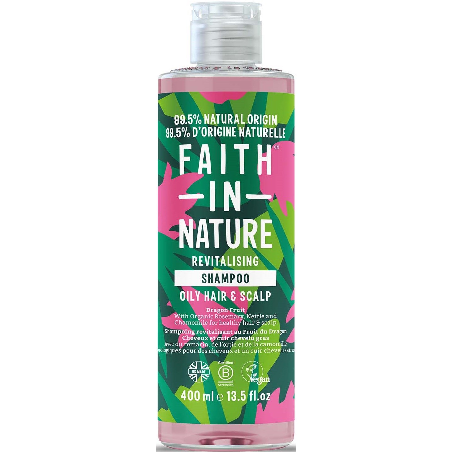 Faith In Nature Shampoo Dragon Fruit 400 ml billede