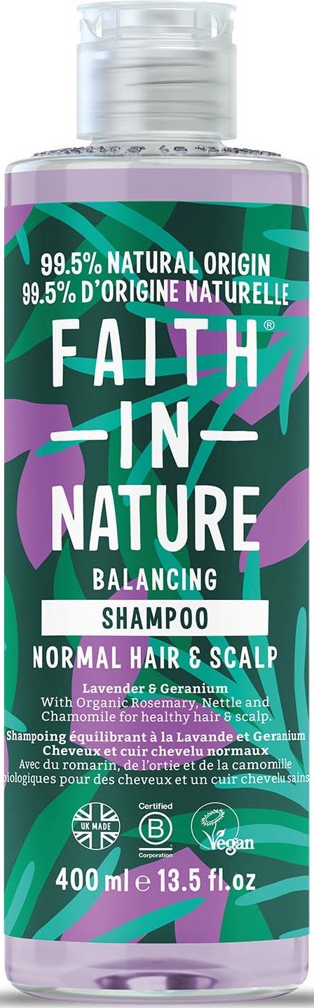 Faith in Nature Shampoo Lavender & Geranium 400 ml