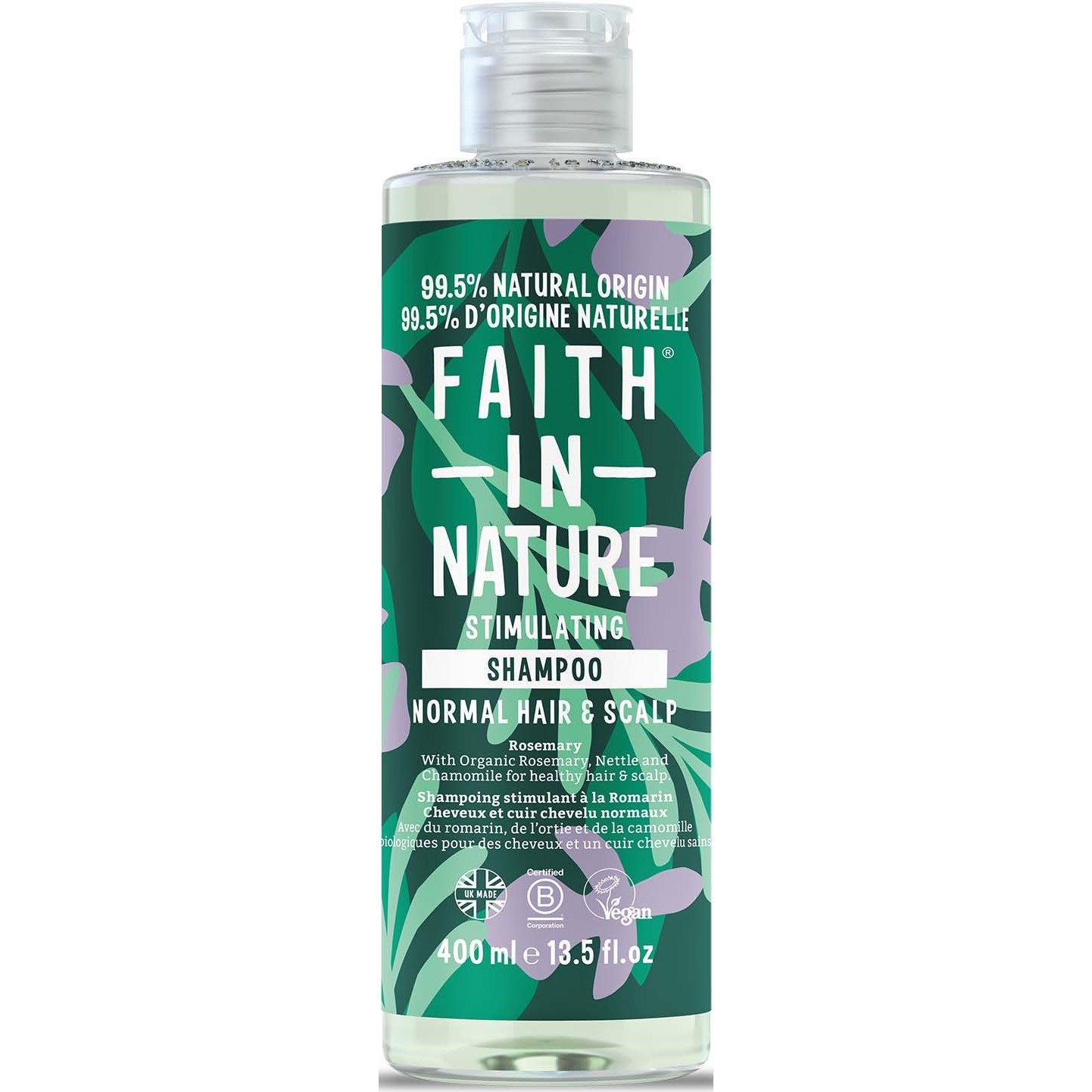 Faith In Nature Shampoo Rosemary 400 ml billede