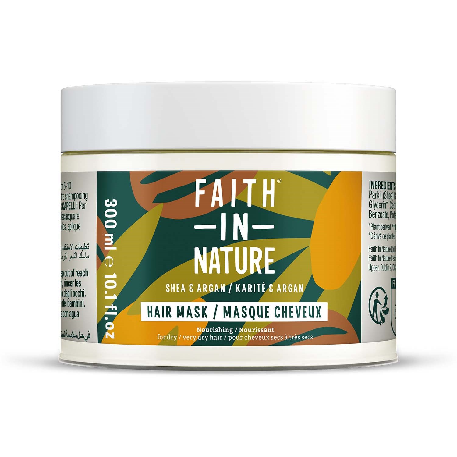 Läs mer om Faith in Nature Shea & Argan Nourishing Hair Mask 300 ml