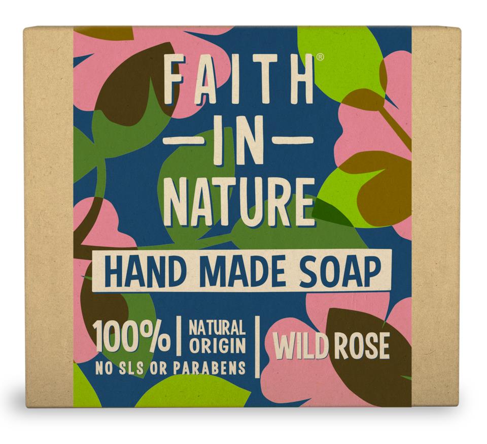 Faith in Nature Soap Wild Rose 100g