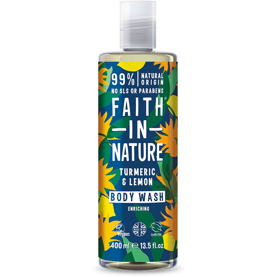 Faith in Nature Turmeric & Lemon  Bodywash 400 ml