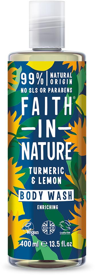 Faith in Nature Turmeric & Lemon  Bodywash 400 ml