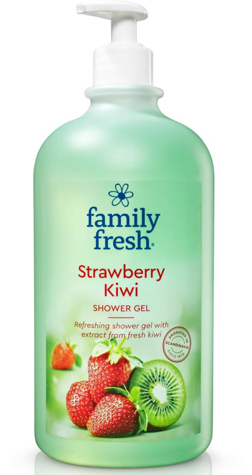 Family Fresh Dusch Strawberry Kiwi 1000 ml