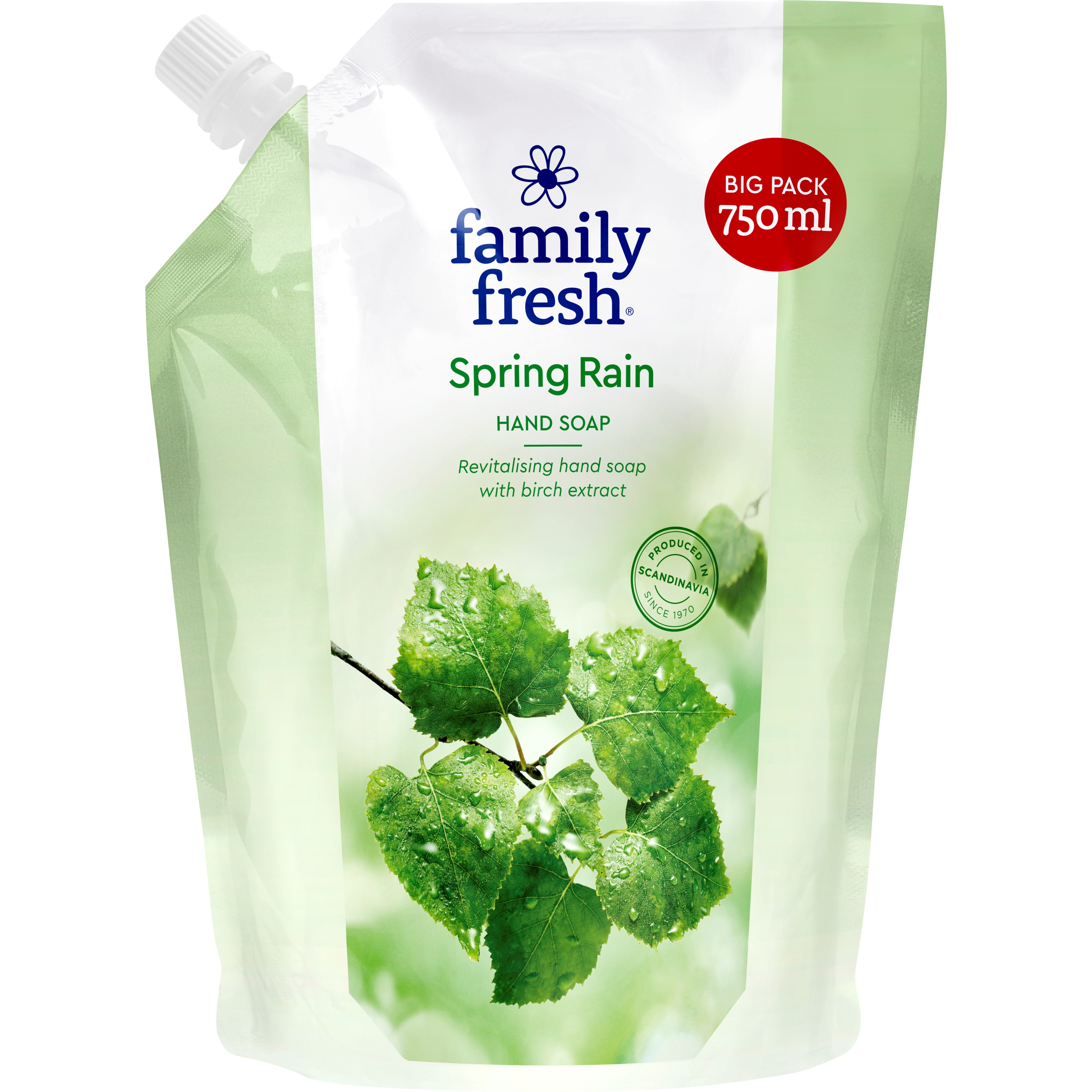 Bilde av Family Fresh Spring Rain Handwash Refill 750 Ml