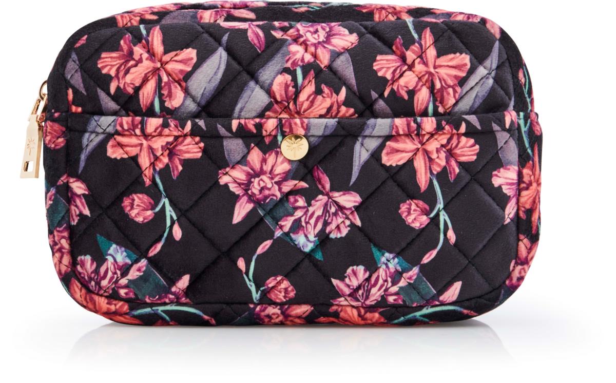 Fan Palm Flawless Black Medium Beauty Bag Medium